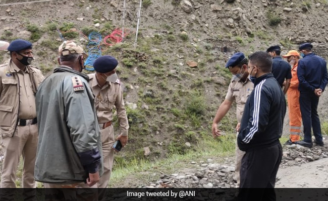 Flash Flood Damages Six Bridges In Himachal Pradesh's Lahaul-Spiti