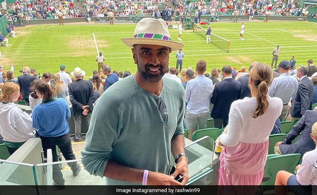 "Still High On Tennis": Ravichandran Ashwin Posts Picture From Wimbledon 2021