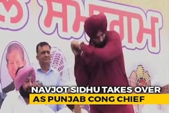 Watch: Navjot Sidhu, At His Inauguration, Signals Arrival With This Shot Watch: Navjot Sidhu, At His Inauguration, Signals Arrival With This Shot