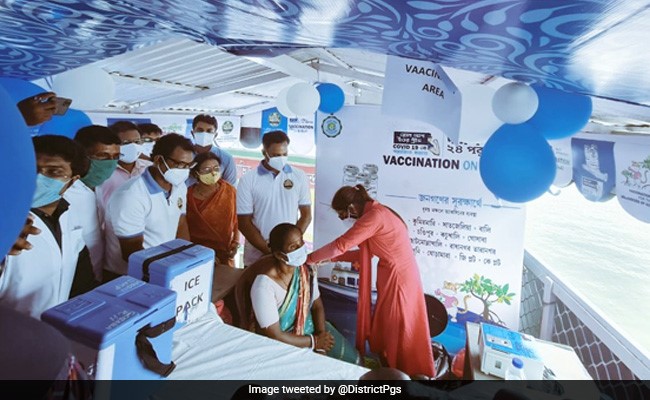 "Vaccination On Boat" Programme Launched In Bengal's Sundarbans