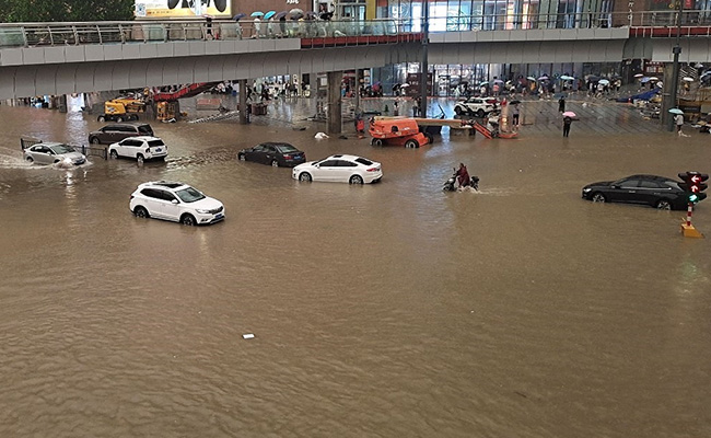 Passengers Trapped Inside Train Amid Severe Floods In China, 12 Killed
