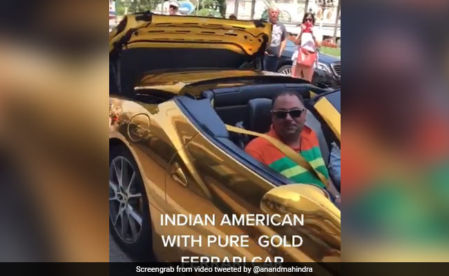 "How Not To Spend Your Money": Anand Mahindra On Indian-American's Gold Car