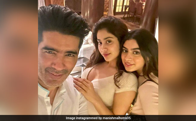 Pics From Janhvi, Khushi Kapoor And Manish Malhotra's Get-Together