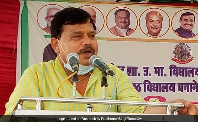 Madhya Pradesh Minister Falls From Dais During Program