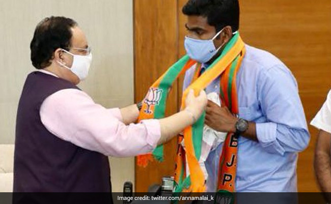 Former Cop K Annamalai Named BJP's Tamil Nadu Chief