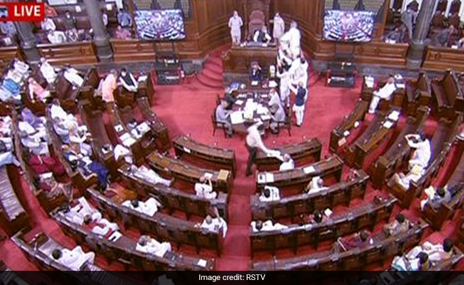Suspended Trinamool MP Breaks Glass Door In Bid To Enter Rajya Sabha