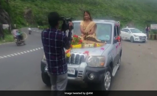 Bride Charged For Travelling To Wedding Venue On Bonnet Of SUV: Pune Police
