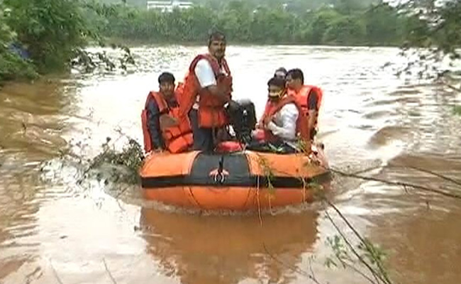 Covid Hospital In Maharashtra Town Inundated, Patients Rescued On Boats