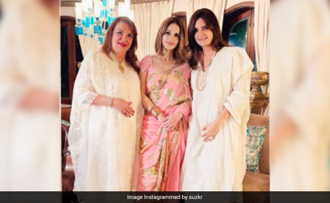 Sussanne Khan's Eid Celebrations With Mom Zarine And Brother Zayed. See Pics