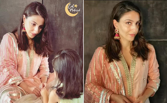 Soha Ali Khan And Inaaya Naumi Kemmu Look Stunning In Their Pastel Looks For Eid al-Adha 2021