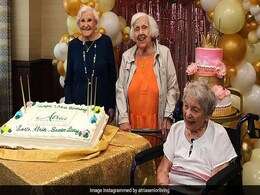 Three Friends Celebrate Turning 100 Together After Getting Covid Vaccines Three Friends Celebrate Turning 100 Together After Getting Covid Vaccines