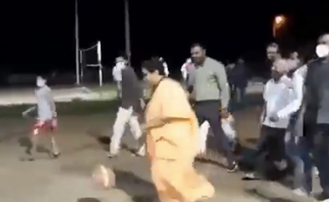 On Camera, BJP's Pragya Thakur Plays Basketball; Many Surprised