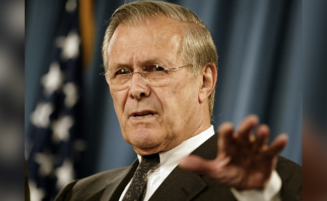 Donald Rumsfeld, Cocksure Architect Of Iraq War, Dead At 88