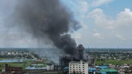 52 Killed In Bangladesh Factory Fire, Building Still In Flames
