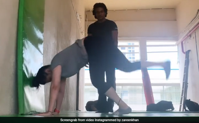 Zareen Khan's Reply To Those "Demotivating" Her For Trying Out Gymnastics