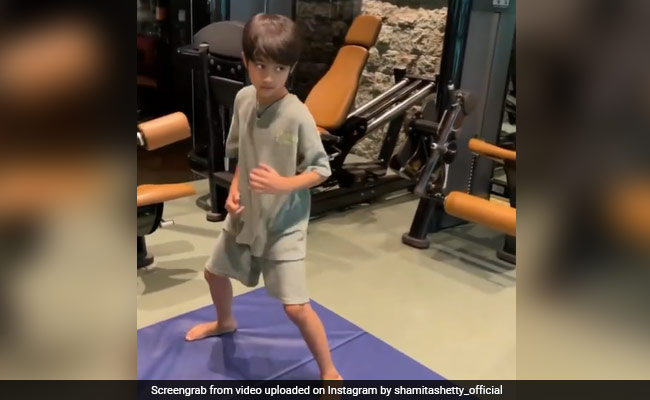 Shilpa Shetty's Son Viaan, 9, Is Making Us Look Bad With His Work Out Video