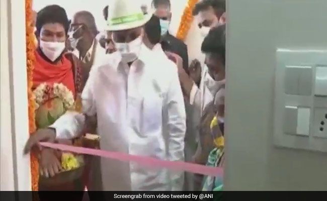Watch: No Scissors At Inauguration Event, Chief Guest KCR Did This