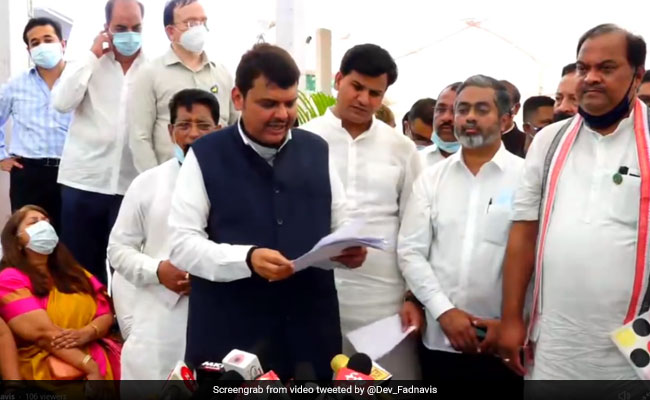 BJP Holds Mock Session Outside Assembly Against Suspension Of 12 MLAs