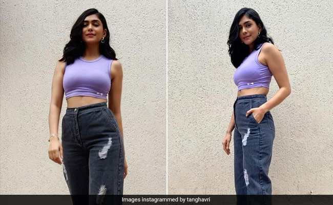 Mrunal Thakur Proves That Summer Days Can Be Good Denim Days Too