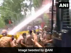 On Video, Woman Cop Injured During BJP Protest In Chandigarh