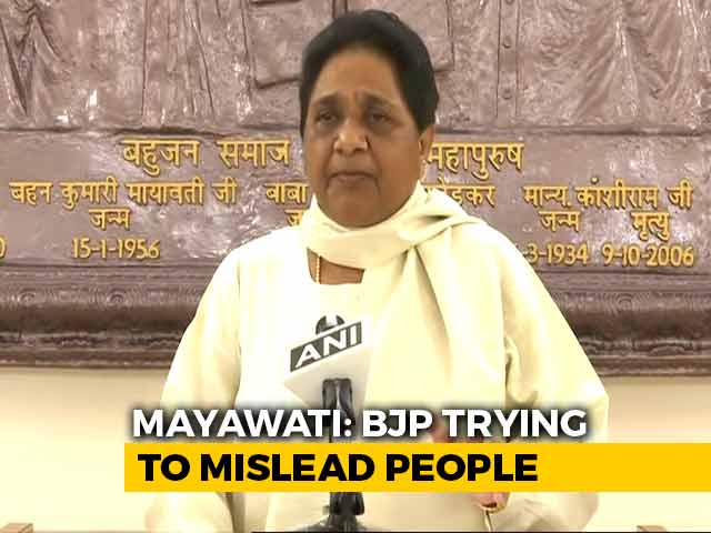 Mayawati's Pitch For Brahmins Ahead Of UP Polls: "Shouldn't Be Misled..."