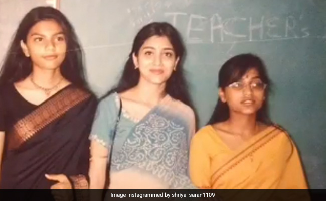 At 16, Shriya Saran Wore A <i>Saree</i> For The "First Time." See Throwback Pic