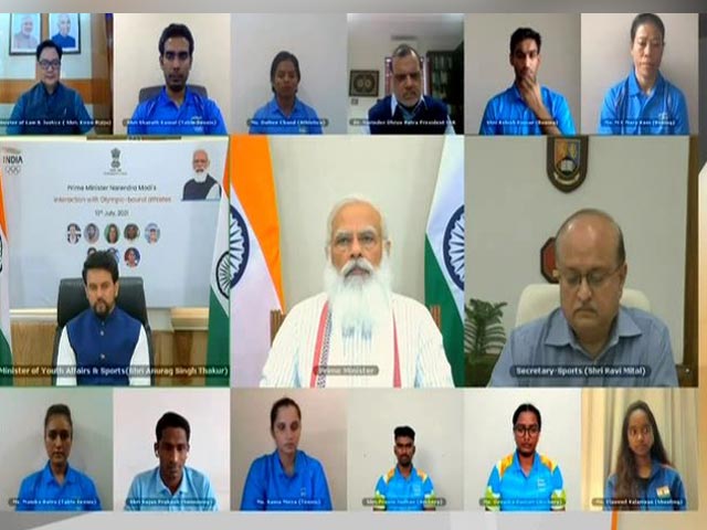 PM Modi Interacts With India's Tokyo-Bound Athletes