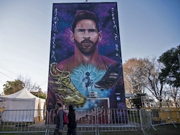 Multi-Story Mural For Hometown Hero Lionel Messi