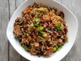 How To Make Burnt Garlic Mushroom Fried Rice | Easy Burnt Garlic Mushroom Fried Rice