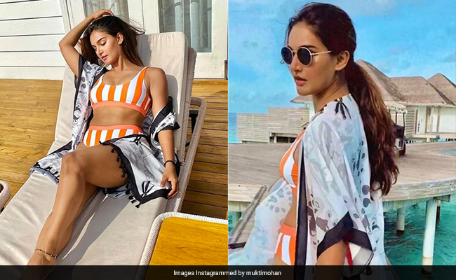 Mukti Mohan's Stylish Maldives Beach Diaries Starts On A Colourful Bikini Note