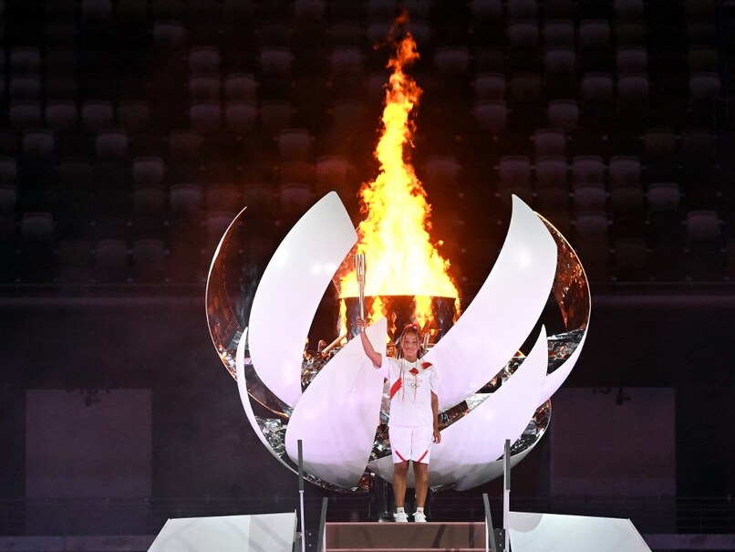 Tokyo Games: Tennis Star Naomi Osaka Lights Olympic Cauldron To End Opening Ceremony