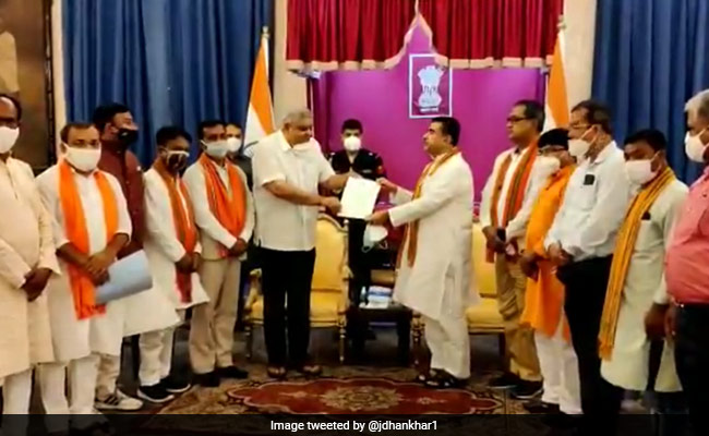 Suvendu Adhikari Meets Governor, Wants Mukul Roy Out Of Assembly Panel