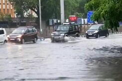 Heavy Overnight Rain In Delhi Causes Waterlogging Heavy Overnight Rain In Delhi Causes Waterlogging