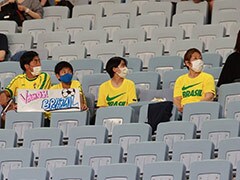 Here To Cheer: Lucky Few Allowed For Olympic Football