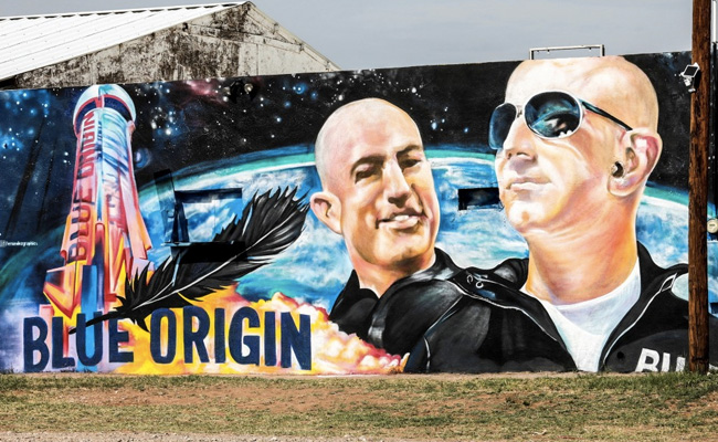 "Not Really Nervous": Billionaire Jeff Bezos Girds For Inaugural Space Flight