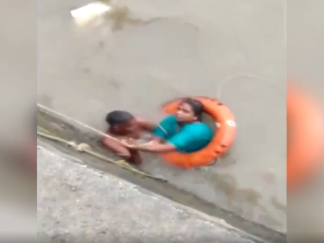 Watch: Photographer Rescues Woman As She Falls Into Sea Near Gateway Of India