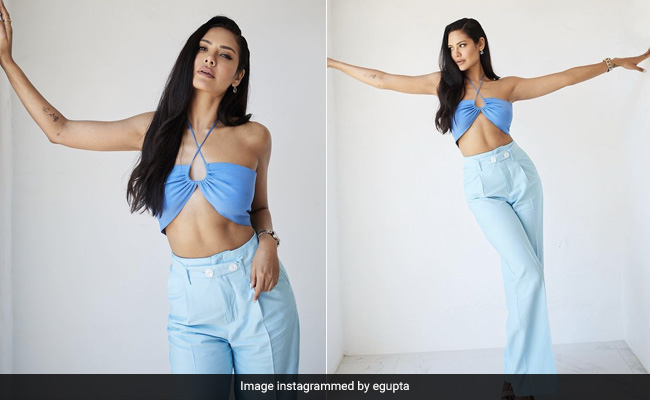 Esha Guupta Has Us Dreaming In Lilac On Her Stylish Summer Soujourn In Spain