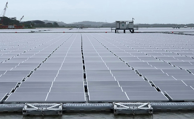 Singapore Unveils One Of The World's Biggest Floating Solar Panel Farms