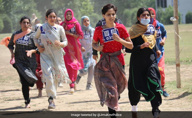 Physical Tests Continue For Women Police Recruitment In Jammu And Kashmir