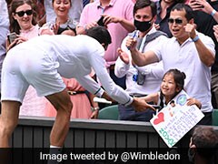 Watch: Novak Djokovic's Gesture For Young Fan At Wimbledon Delights Crowd