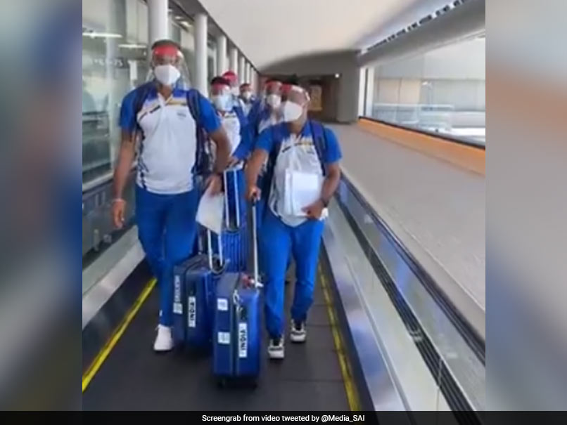 First Batch Of Indian Contingent Reaches Tokyo After Rousing Send-Off