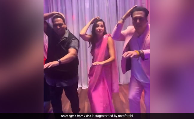 What Happens When Govinda Joins Nora Fatehi On The Dance Floor