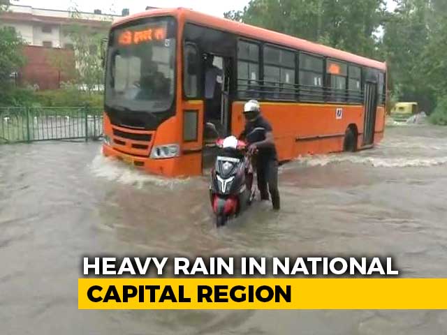 Heavy Rain In Parts Of Delhi, Weather Department Predicts More Rainfall