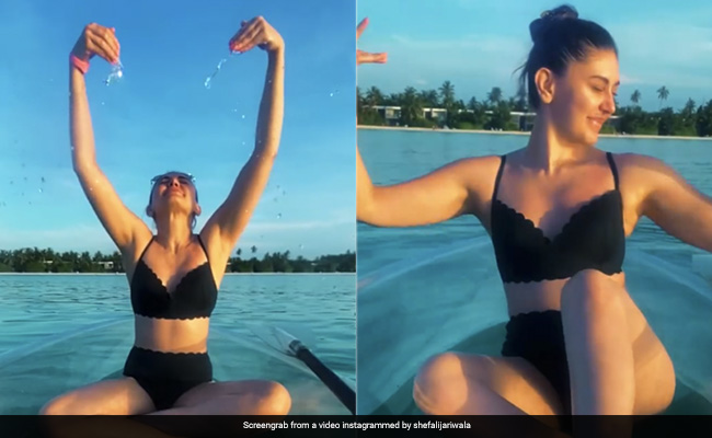 Shefali Jariwala's Days Are Always Sunny As Long As She Has Her Black Bikini
