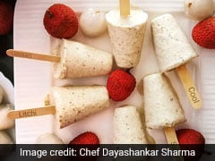 Lychee Rabri Kulfi
