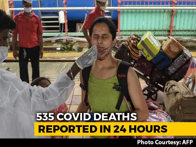 39,742 Fresh Covid Cases In India; 535 Deaths In 24 Hours