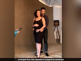 Neha Dhupia Relaxes During Set Break With This Delicious Beverage; Guess What It Is