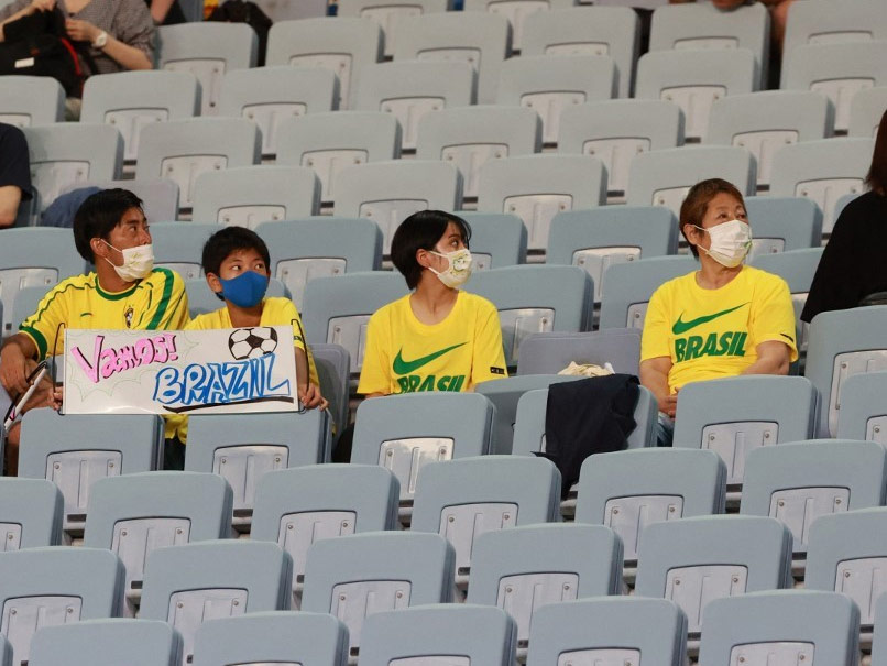 Here To Cheer: Lucky Few Allowed For Olympic Football