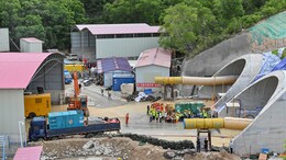 13 Workers Killed In Flooded Highway Tunnel In China's Guangdong Province