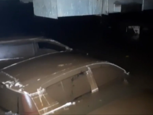 Mumbai Rain: Cars, Autorickshaws Stuck In Flooded Underground Parking